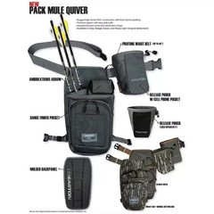 Easton Pack Mule Hip Quiver-Grey 02629