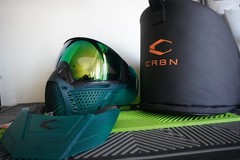 Carbon CRBN Zero Pro Paintball Mask (Less Coverage) – Fade Forest
