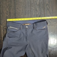 Schockemohle Eleonore show breeches size EU 36 US 6 silicone Knee Grip