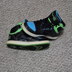 Osiris Men’s High-Top Skateboarding Shoes Black Blue Green