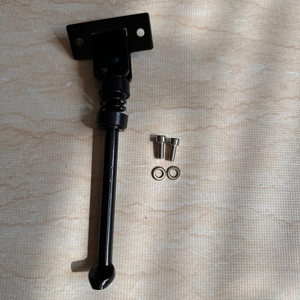 Black Electric Scooter Kickstand Foot Support Bracket w/ Screw for RT6 E-scooter
