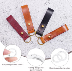 Metal Spring O Rings, Zinc Alloy Spring Keyring Buckle for Keychains/Bag/Purse/D