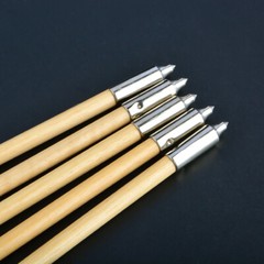 6/12PC 32″ Wooden Arrows 4″ Feathers Flu-Flu Traditional Longbow Archery Hunting