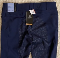 Ariat Pro Prelude NWT Riding Breeches Pants Womens Size 30R Full Seat Navy New