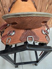 HR Mule Wade Tree Saddle Short Round Skirt 16.5″