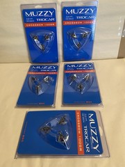 5 Muzzy Trocar Crossbow Broadheads 100 grain 3 Blade 1 3/16″ Cutting Diameter