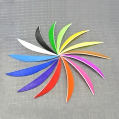 50pcs 5″ Archery Arrow Turkey Feathers Natural Fletches LW DIY Shaft Hunting