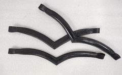 Lot 50 x 1 Empty Channel Leather Horse Browband All Sizes & Shapes (12 & 14 MM)