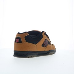 DC Coiler DC03011210-WHEBLK Mens Brown Skate Inspired Sneakers Shoes