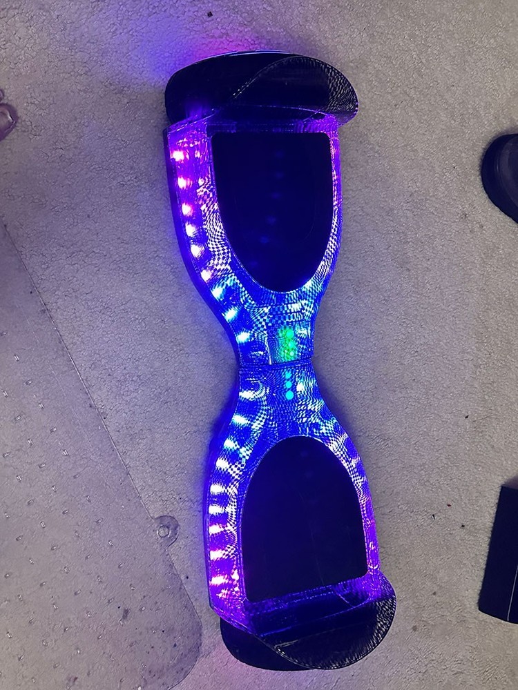 Jetson Rave Extreme-Terrain Hoverboard with Cosmic Light-up Wheels – Black