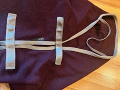 Traditional Wool Horse Cooler 82” Maroon Heavy Square Cut Thick Fits 78–84