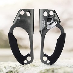 Climbing Hand Ascender Outdoor Mountaineering Tree Arborist Black – Right