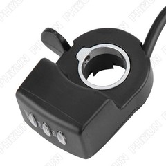 6.5» 36V LED Twist Throttle Thumb Control Set For E-bike Electric Bike Scooter