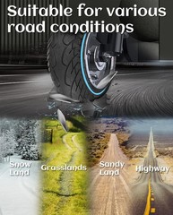 10×2.125 Scooter Solid Tire, Fit Turboant X7 Gotrax Apex Hiboy S2 Pro Max Hov…