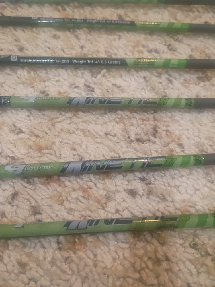 Gold Tip Kinetic 300 Spine 9 Arrows