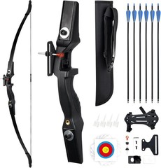 30lbs Recurve Bow and Arrow,Archery Bows Set for Adults,Right Hands Bow,Suita…
