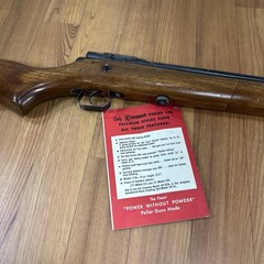 Crosman Model 140 Pellet Air Rifle .22 Caliber With Manual Not Working No Sight