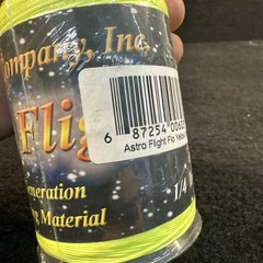 Brownell Astro Flight Flourescent Yellow 1/4lb 100% HMPE