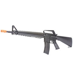 BBTac M16 Airsoft Gun Replica M16A1 Spring Rifle Vietnam 345 FPS BBs 6mm Veteran