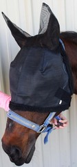 FlyMask Summer Spring Airflow Mesh FORMAY Black Flymask 73241S