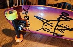Dogtown Jay Adams «Rat Face» Skateboard w/Clear Grip Over Stickers, Snot Wheels