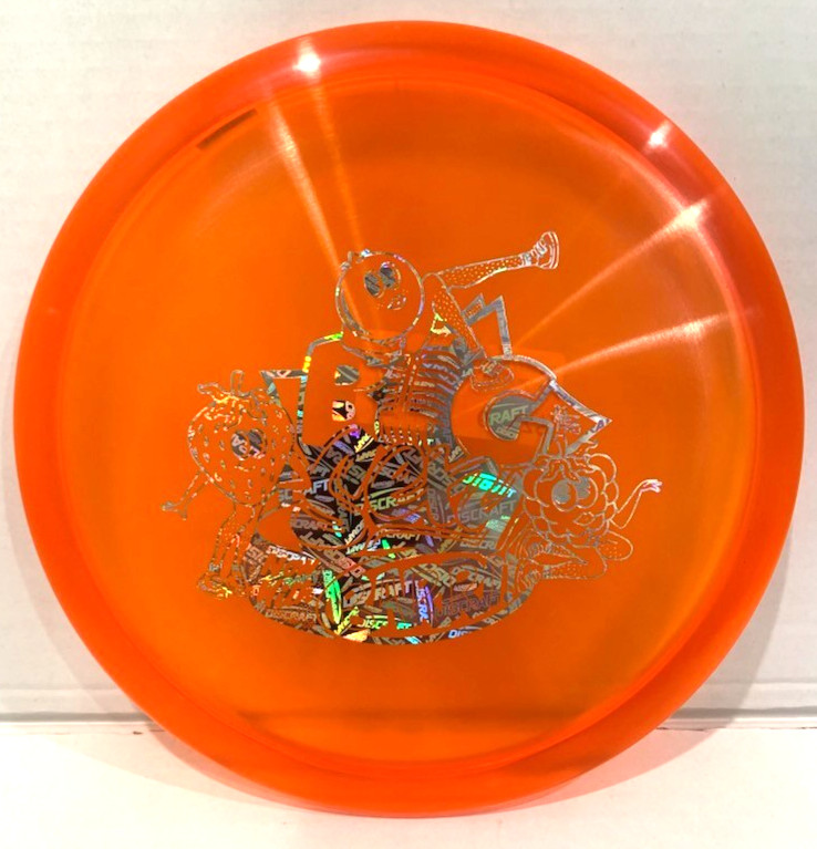 Discraft Buzzz, Big Sexy Barri edition, Cryztal plastic, 177 grams, Orange, new!