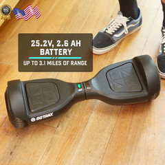 Edge Hoverboard 6.5″ Tires 6.2Mph & 2.5 Miles Self Balancing Scooter for Adults