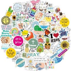 200 Pcs Inspirational Christian Bible Verse Stickers Jesus Faith Decals