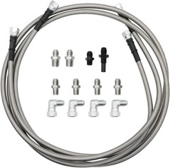 6AN 70″ Transmission Oil Cooler Hose Line kit Compatible with 4L60E 4L80E