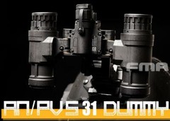 FMA Tactical Dummy AN-PVS31 Model With Light Luminous + Metal helmet mount