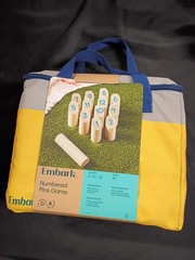 Embark Numbered Pins Game Outdoor Set with Carry Bag MPN 091 12 5225