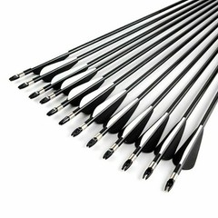 30 inch Fiberglass Arrows Archery SP500 OD 8mm For Compound/Recurve Bow Hunting