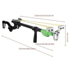 Slingshot Rifle With Laser Aiming Portable Catapult For Adult Outdoor Hunting