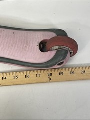 Vintage Globber Adjustable Pink Small Kick Scooter Solid Well Made Used