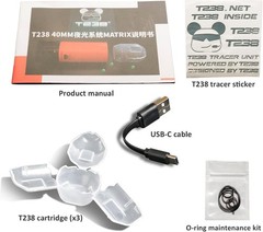 40mm Airsoft Tracer Unit – Reusable Aluminum Shell with RGB Flame Simulation