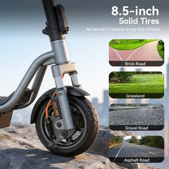 630W Motor Electric Scooter Adult 40KM Long Range Folding Fast Speed E-Scooter
