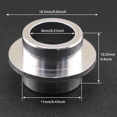 16PCS Roller Skate Bearing Spacer 8mm Aluminum Alloy Inline Skate Accessories