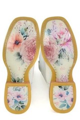 Women’s Tin Haul Wedding Boots with Yes I Do Sole Handcrafted White