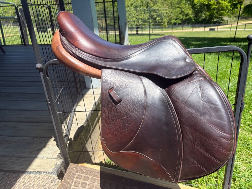 Voltaire Palm Beach Saddle 16.5 inch Full Buffalo Pro Panels 1A Flap