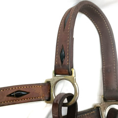 Vintage Leather Simco Halter – Fancy and Rare!