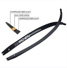 62″ ILF Takedown Recurve Bow 25-60lbs Limbs Archery Hunting Shooting Competition