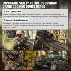 Crossbow Crank Cocking Device Compatible with Barnett Series Crossbows New