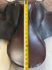 Granada Deep Seat All-Purpose English Saddle 17” Used Normal Wear With 2 Pads