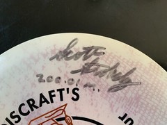 Vintage Discraft Cyclone 175g w/ Scott Stokely Stamp and Signiature