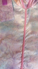 English Dickie/Reversible. Multi tones Marble Pinks, Blues, Purple. Color Varies