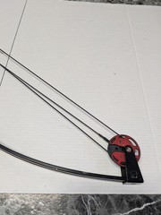 Barnett Compound Bow Set WildHawk Vertigo Orange Red Dual Limb Archery Youth