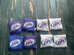 Miller Lite Cornhole Bags Miller Lite! Whole Corn or Pellets