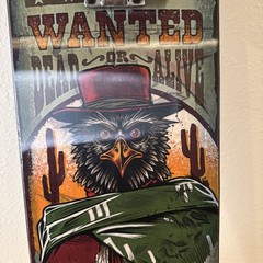 NEW Tony Hawk Lenticular 31 In. Wanted Hawk Skateboard 52mm Wheels