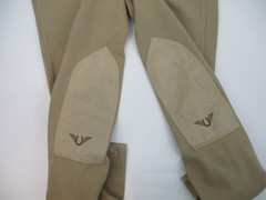 TuffRider Breeches Ladies 32 Lt. Tan Starter Low Rise Pull-On Riding Pants NWT