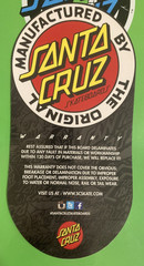 New Santa Cruz Rob Roskopp Target 5 Fluorescent Green Reissue Skateboard Deck